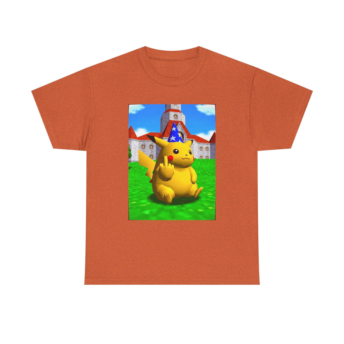 Salty Pikachu Giving The Middle Finger Tee