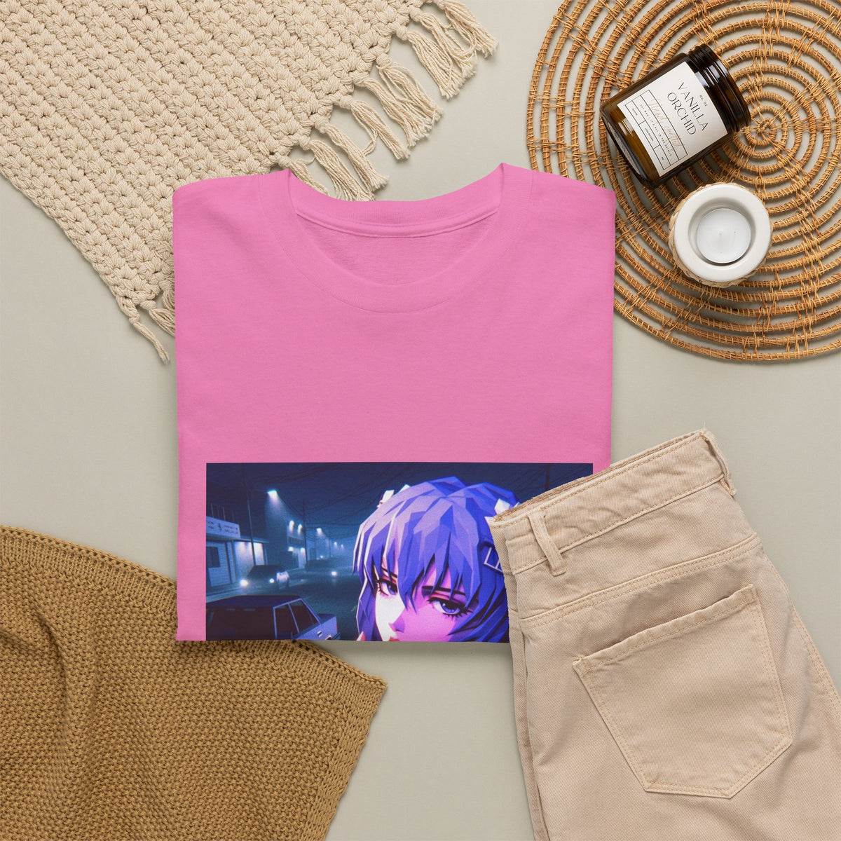Rei Ayanami Riding GTA Streets Tee