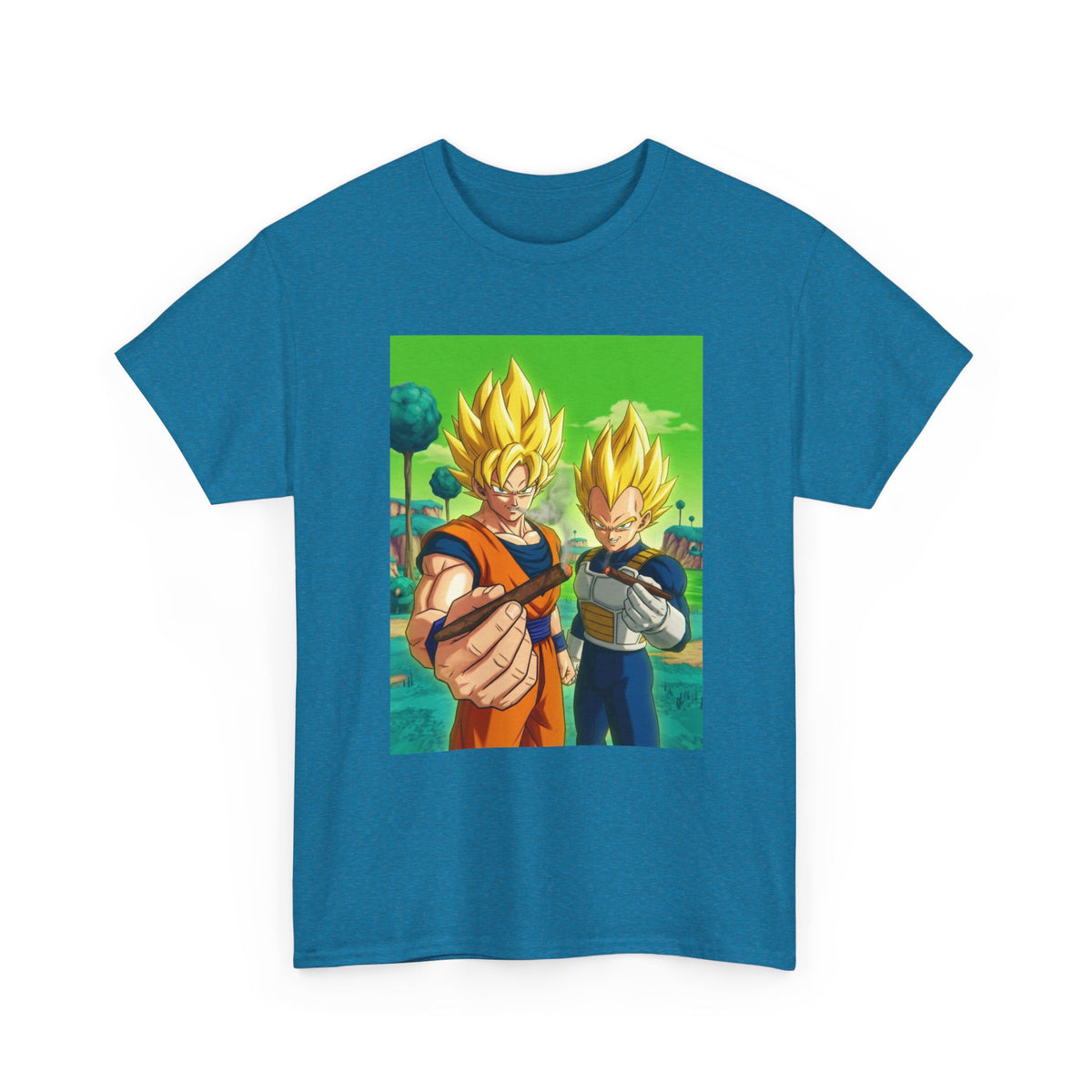 Goku And Vegeta Sharing A Smoke