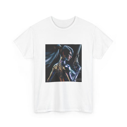 Chrome Huntress With Illuminated Weapon Tee