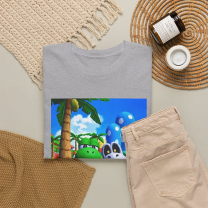 Yoshi And Dry Bones Flipping The Bird Tee (Design 6)