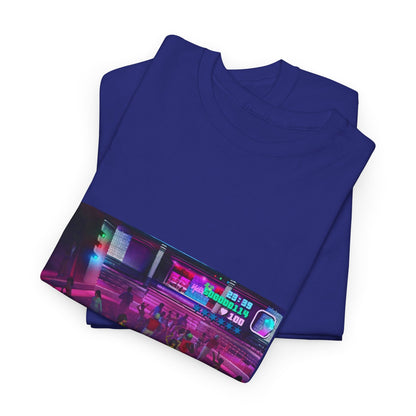 Neon Ember Flow Graphic Tee