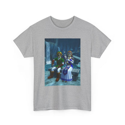 Link And Zelda Chilling With A Bong Tee