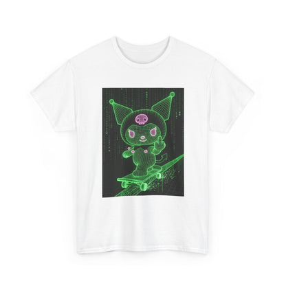 Wireframe Kuromi Skating Cyber Matrix