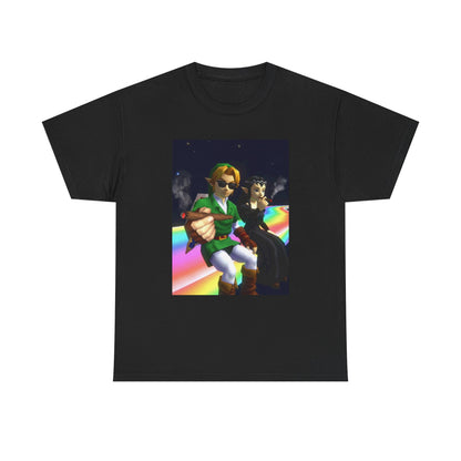 Link And Dark Zelda Smoking Blunts