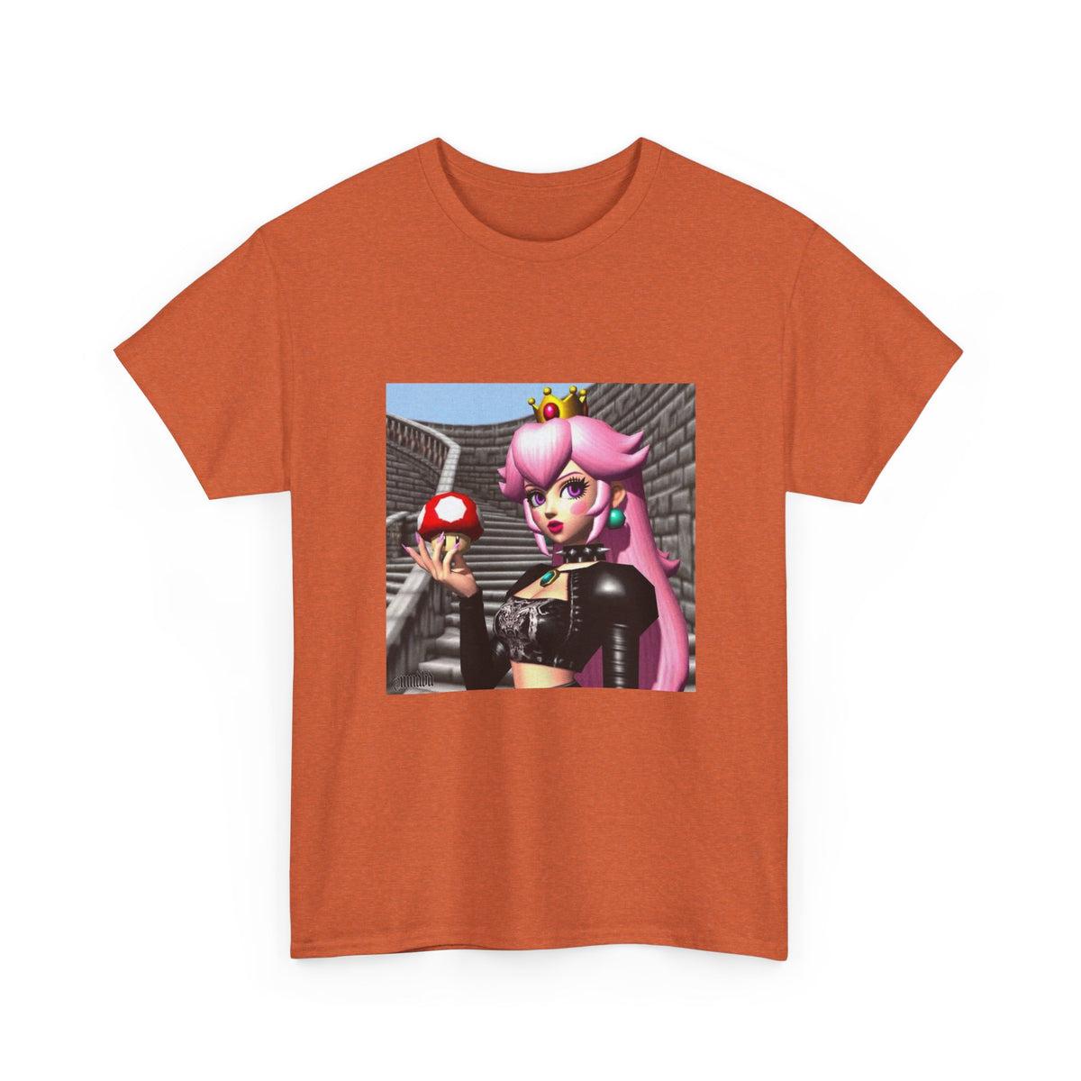 Gothic Princess Peach With Mushroom Tee