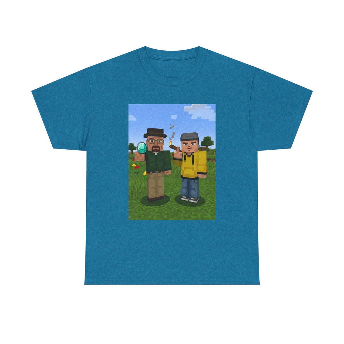 Blocky Chemist And Apprentice Smoking