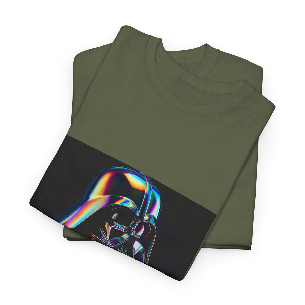 Holographic Dark Lord Vaporwave Icon Tee