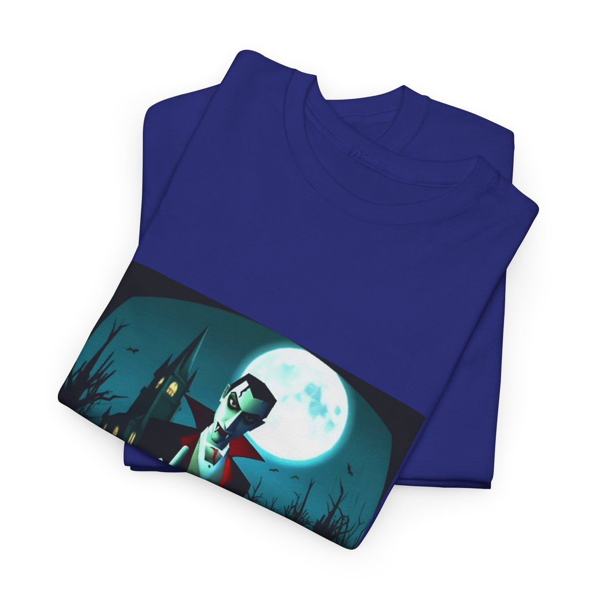Vampire Giving The Finger In Cemetery Tee