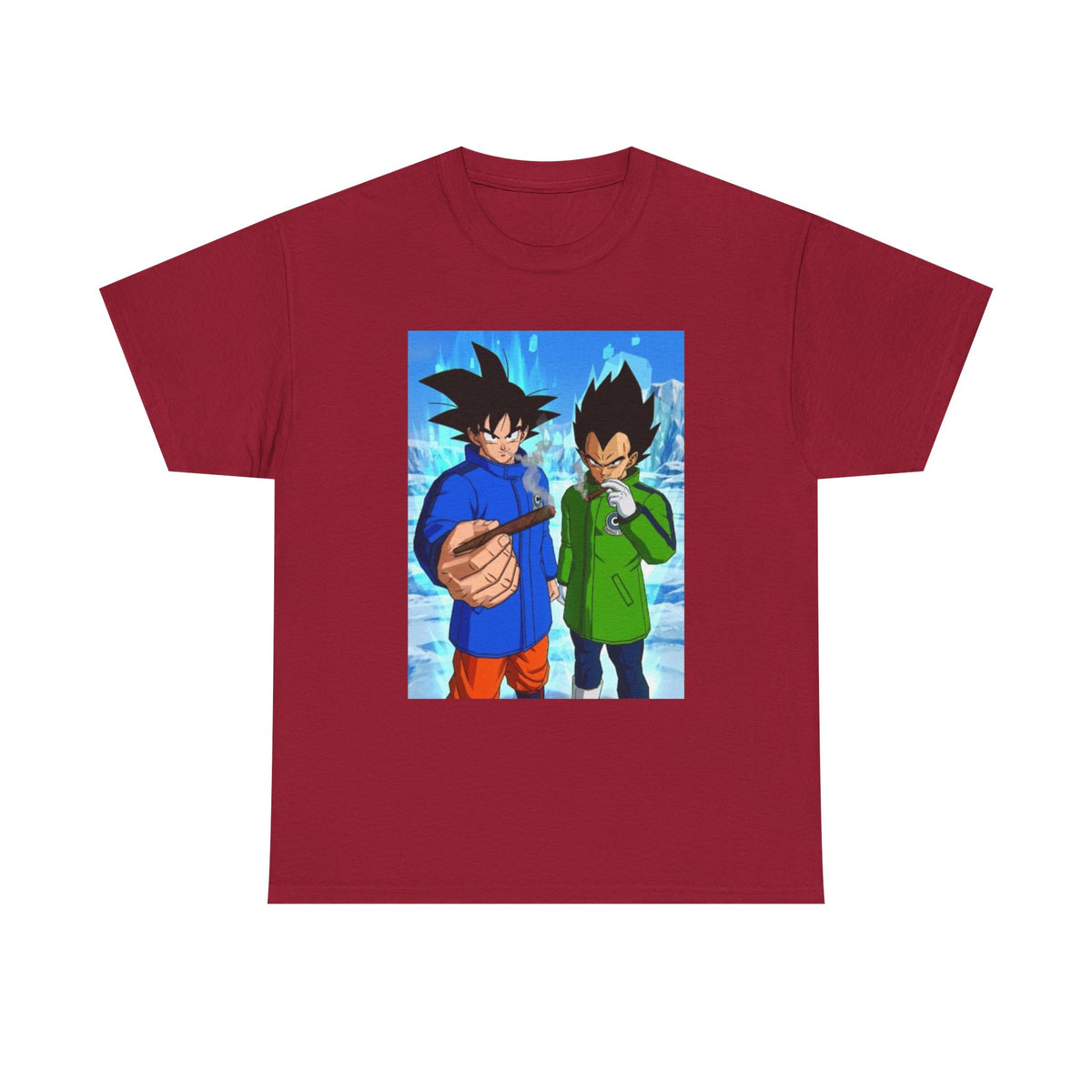 Goku and Vegeta Chillin' On Ice