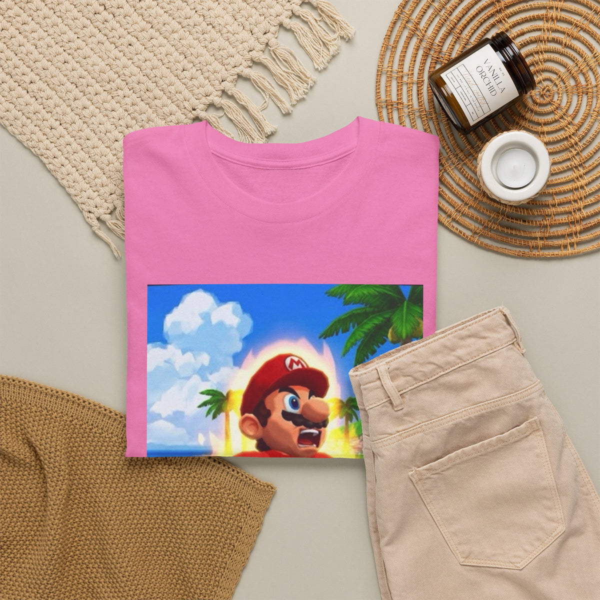 Super Buff Mario Power-Up Tee