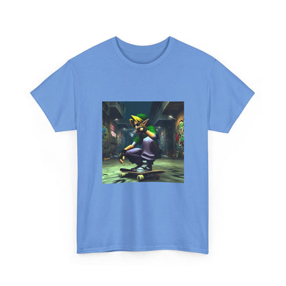Street Link Smoking On Skateboard Tee