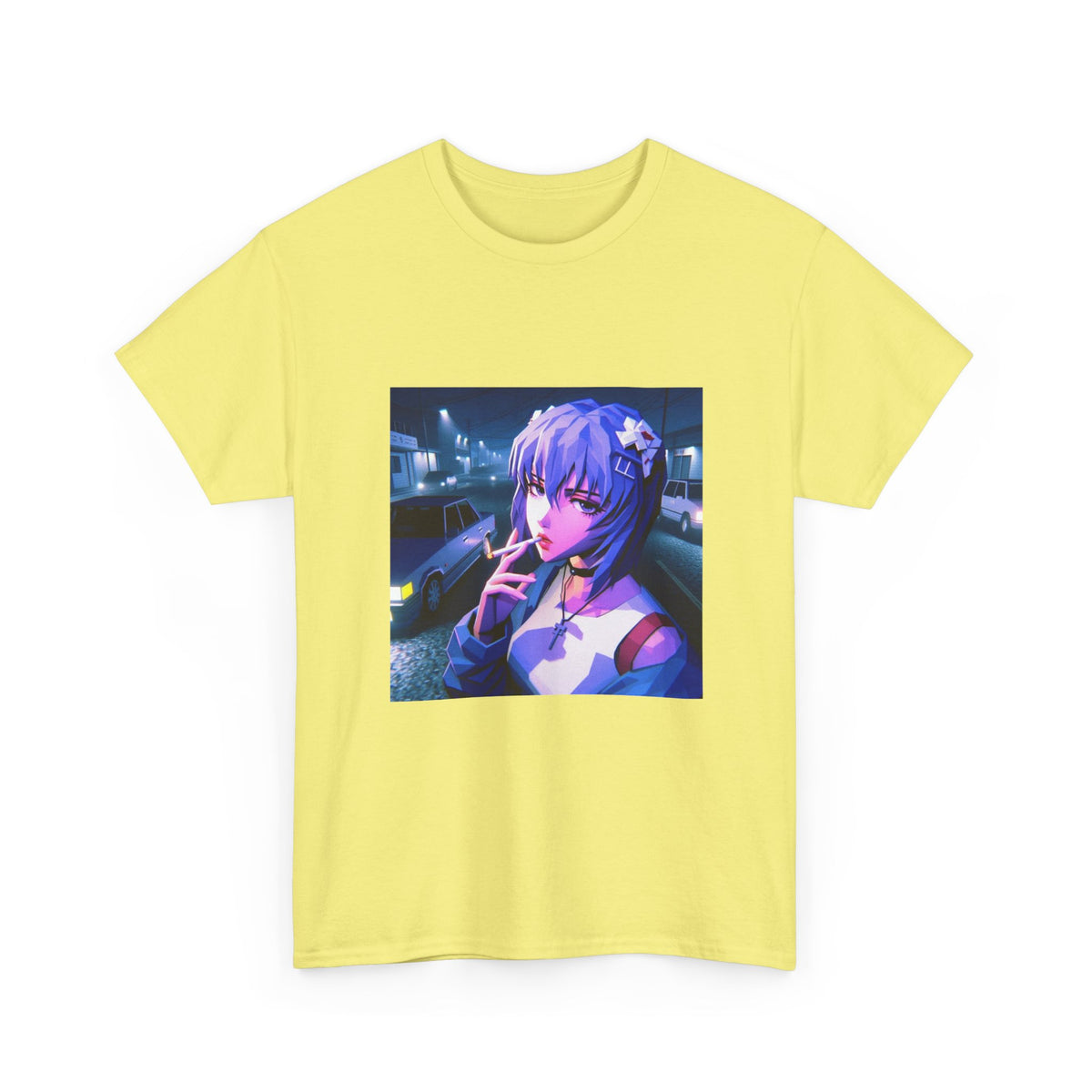 Rei Ayanami Riding GTA Streets Tee