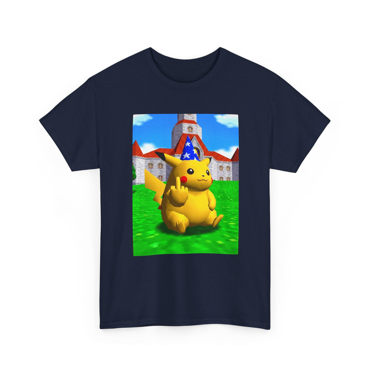 Salty Pikachu Giving The Middle Finger Tee