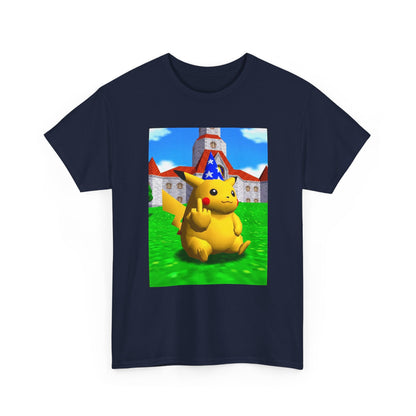 Salty Pikachu Giving The Middle Finger Tee