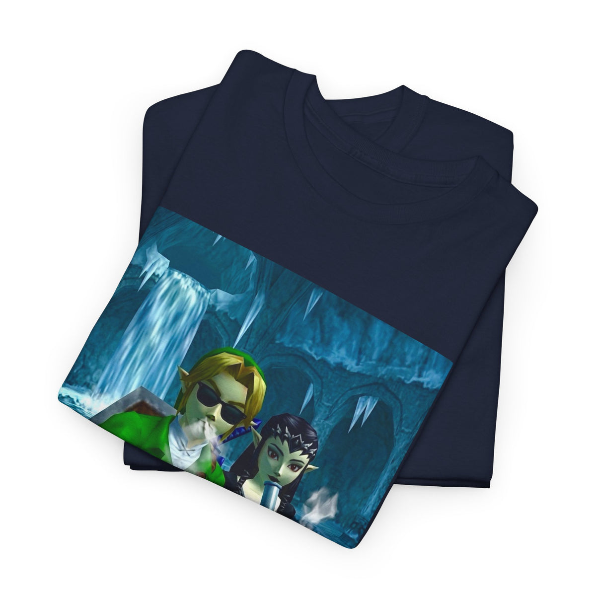 Hero and Dark Princess Chillin' in Ice Cave