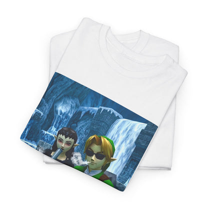 Chillin' Elf Duo Hitting Blunts In The Snow
