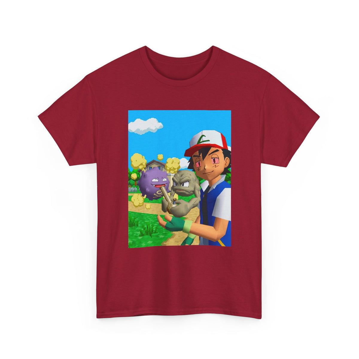 Ash, Geodude, Koffing Get High