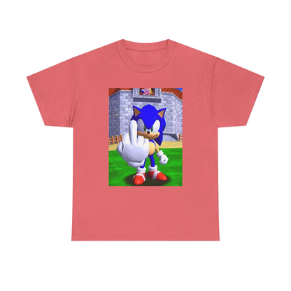 Sonic Flipping Off In The Castle Grounds