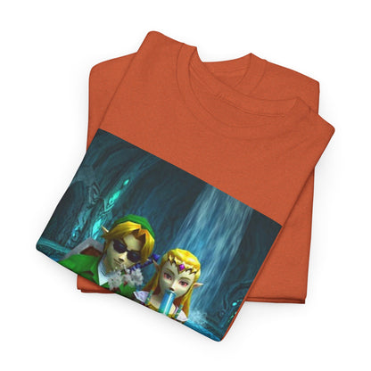 Link And Zelda Hitting The Stash