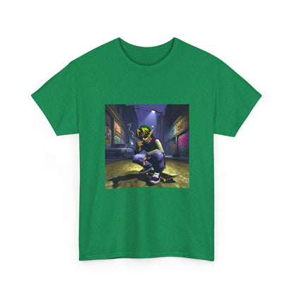 Streetwise Elf Smoking In Alley Tee