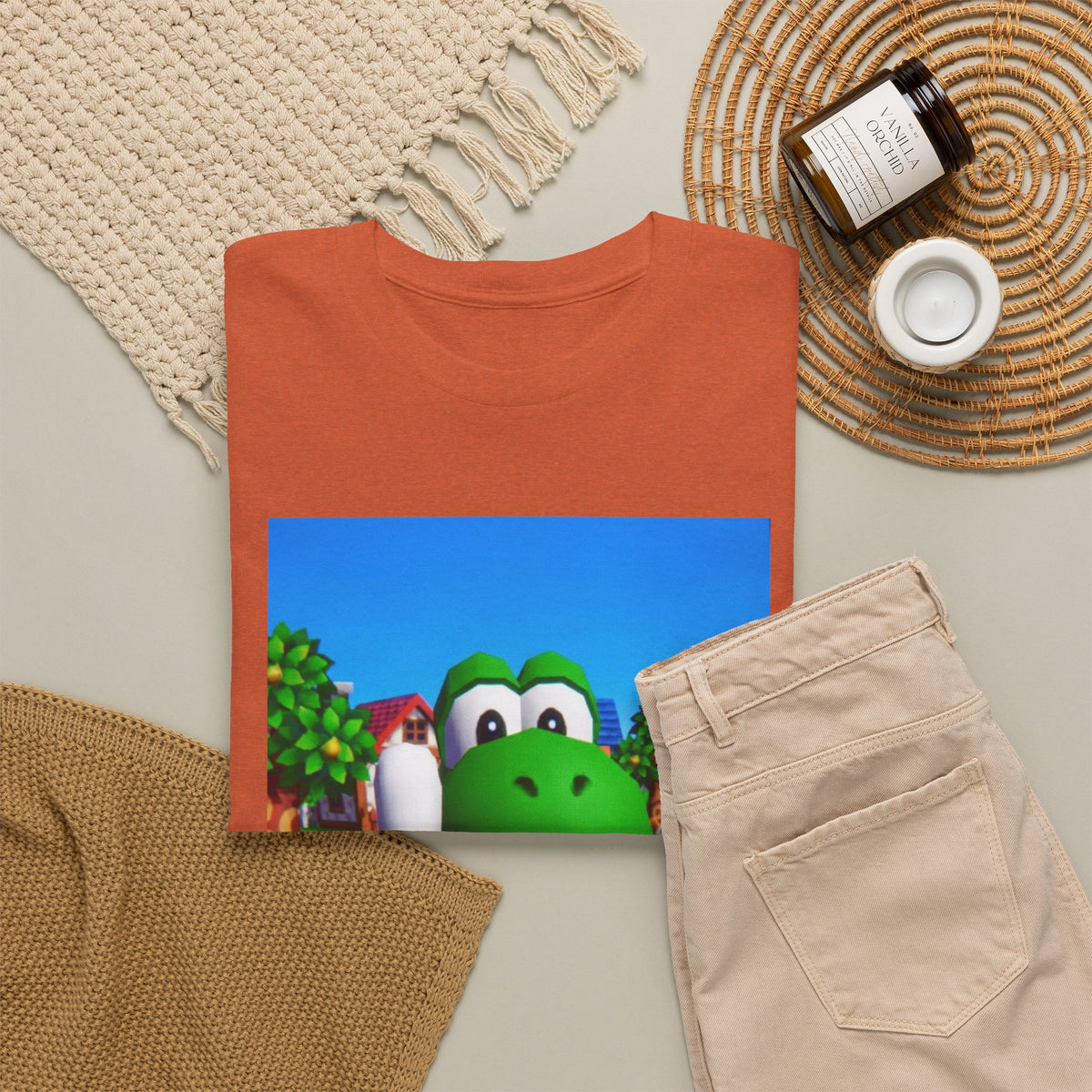 Yoshi Giving The Finger Tee (Design 6)