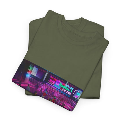 Neon Ember Flow Graphic Tee