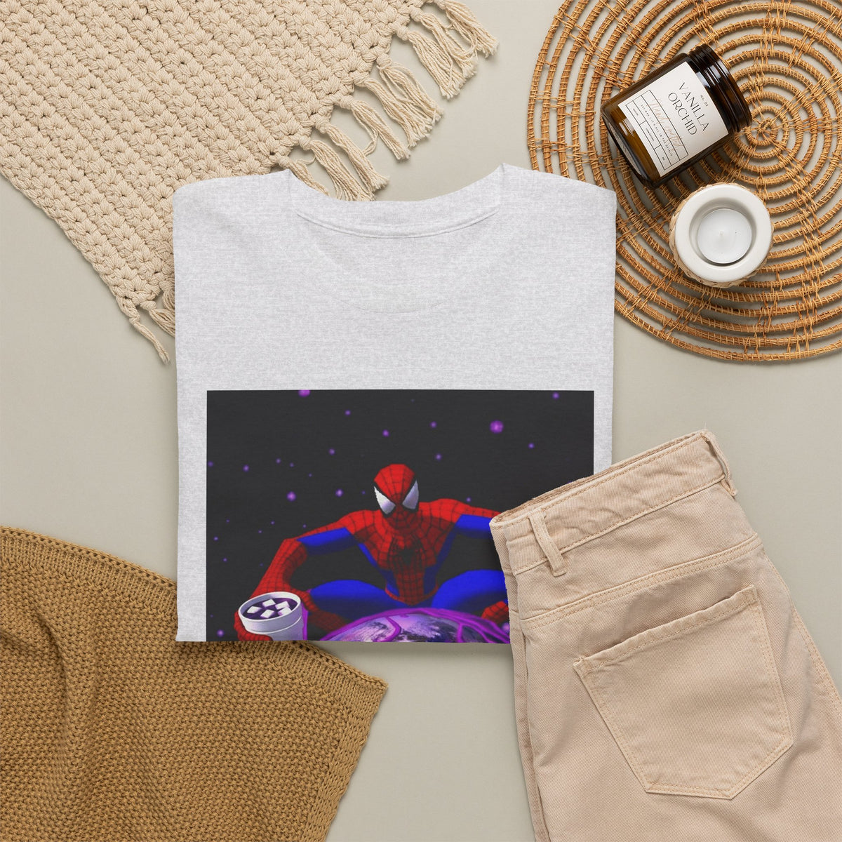 Spider-Man Pouring Lean On Earth