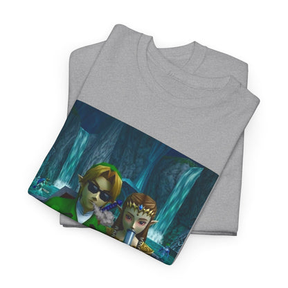 Link And Zelda Sharing A Smoke Tee