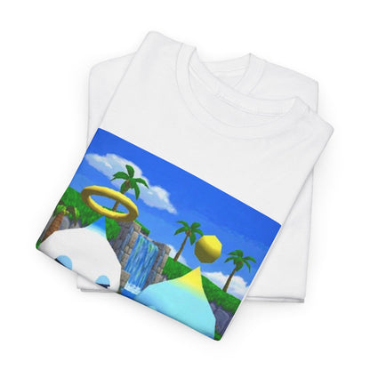 Chao Flipping Off In Paradise Tee