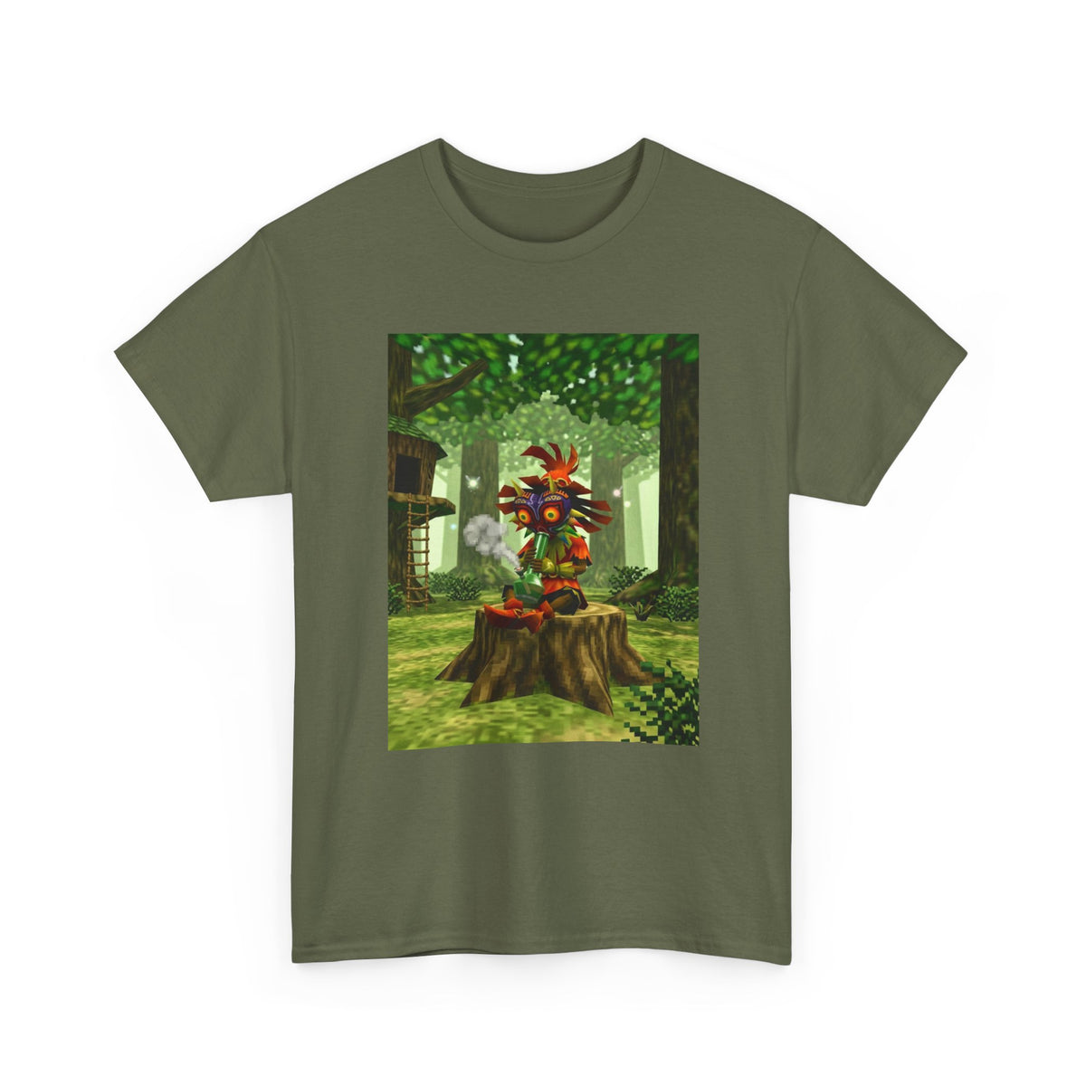 Skull Kid Bong Hit Forest Tee
