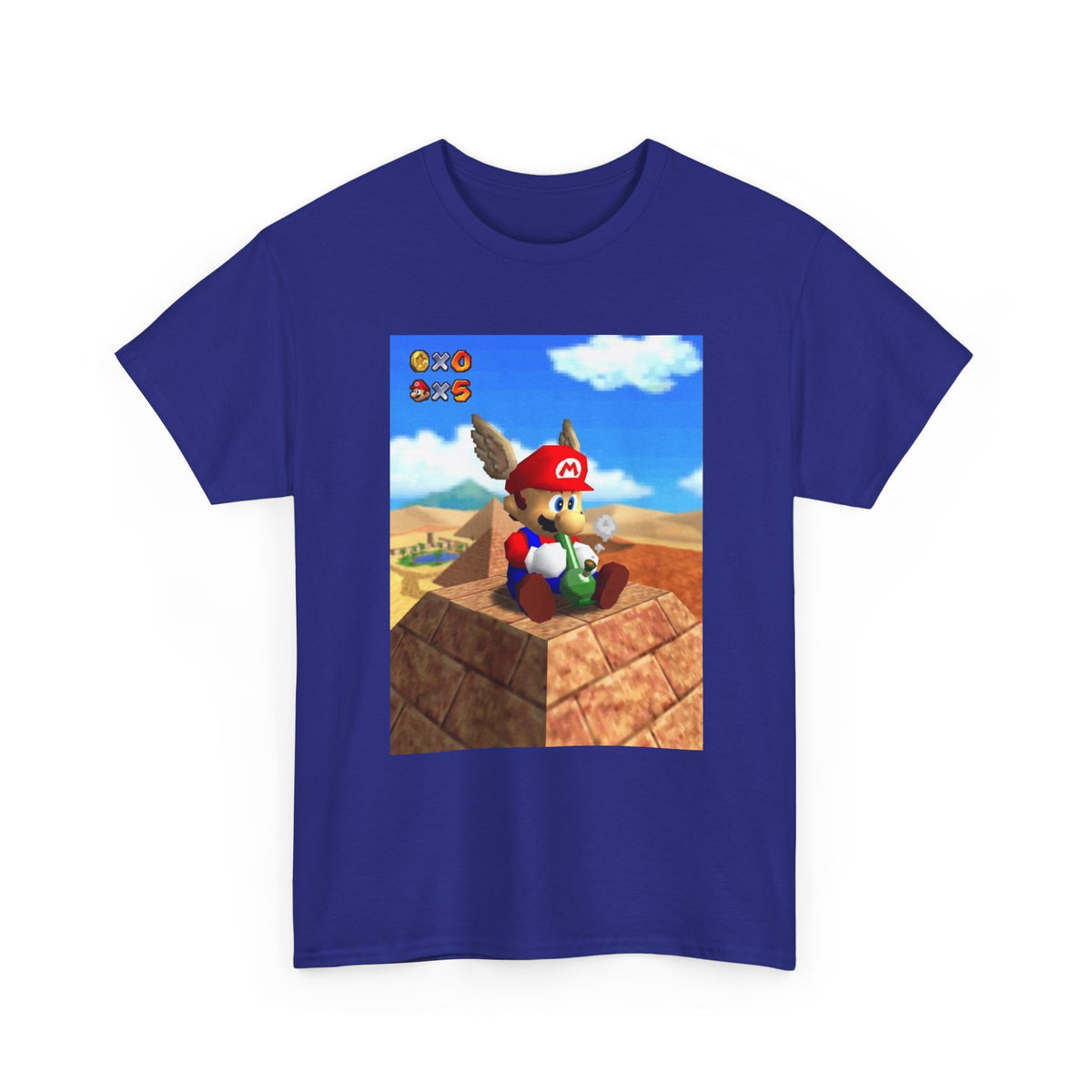Wing Cap Mario Enjoying The Desert View Tee