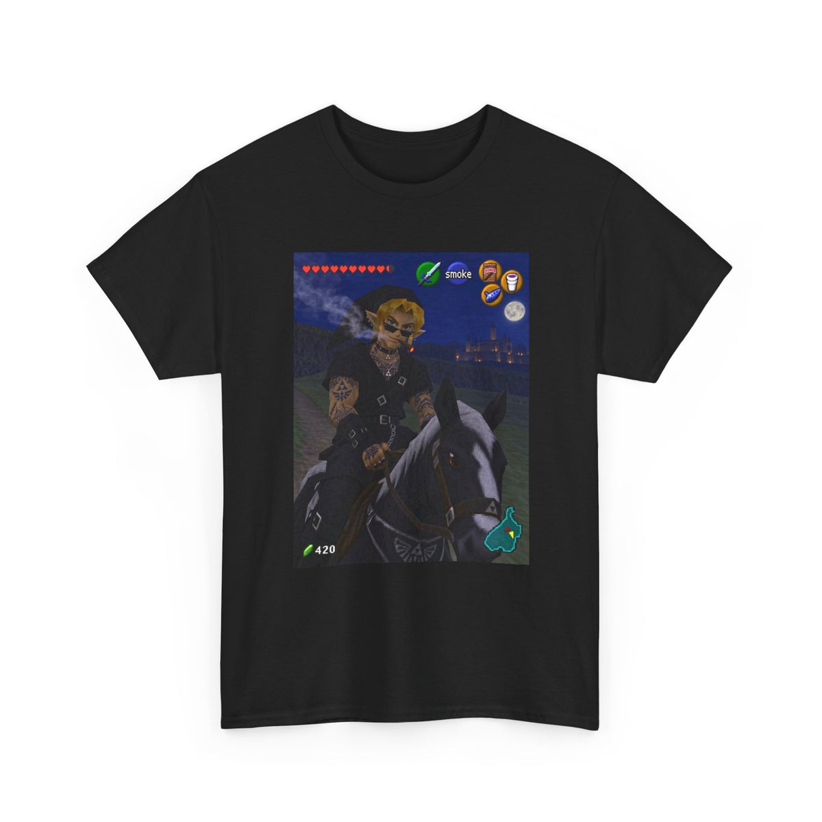 Goth Link Smoking On Epona
