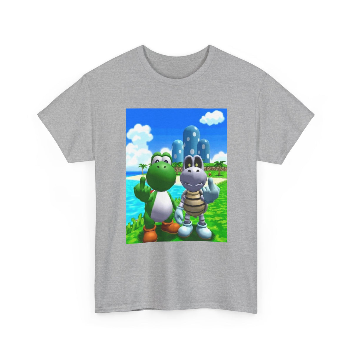 Yoshi And Dry Bones Flipping The Bird (Design 3)