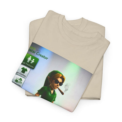 Xbox Avatar Link Smoking Blunt Tee