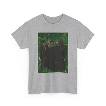 Neo, Trinity, Morpheus Smoking In The Matrix