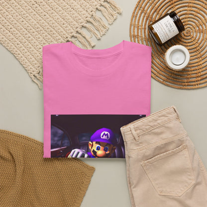 Waluigi Pouring Purple Drank In Limo Tee