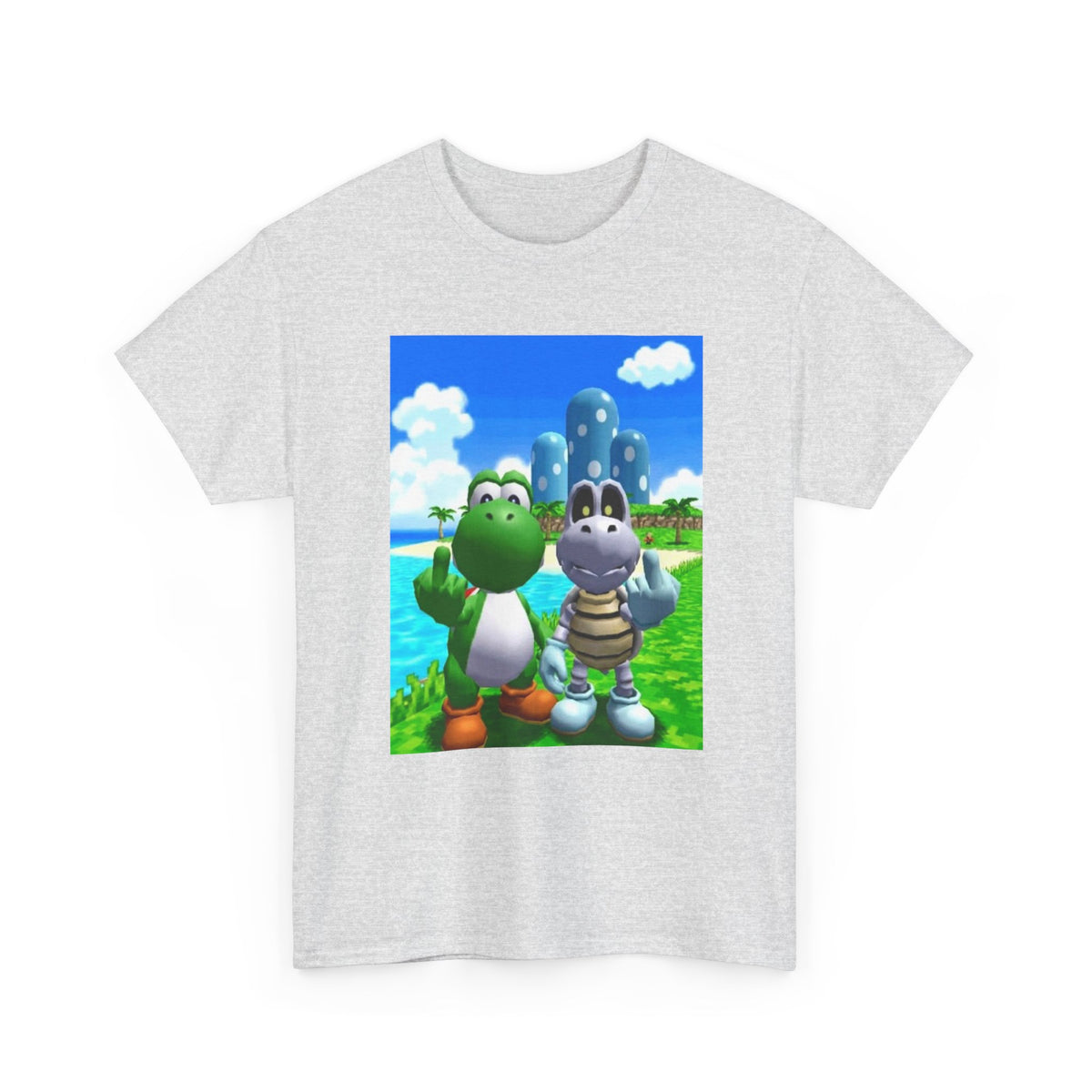 Yoshi And Dry Bones Flipping The Bird (Design 3)