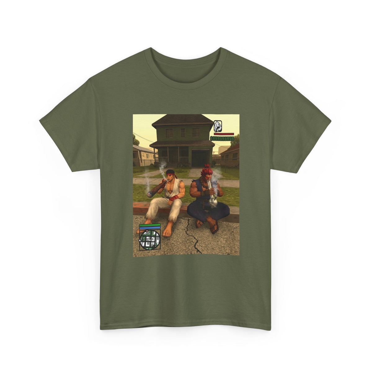 Ryu and Akuma Chilling in Grove Street