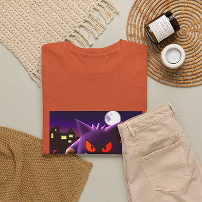 Gengar Lurking Under Moonlight Tee