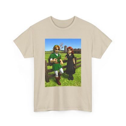 Link And Malon Smoking On The Farm Tee