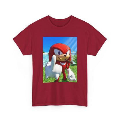 Knuckles Smoking Cigar On Tropical Beach