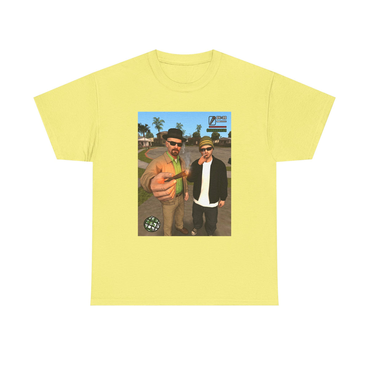 Walter And Jesse Smoking In San Andreas (Design 2)