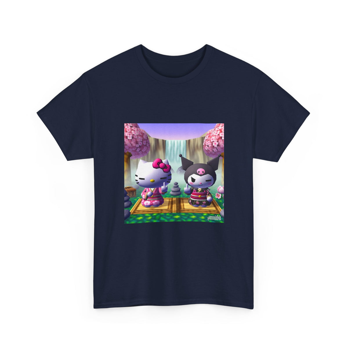 Hello Kitty and Kuromi Giving The Finger Tee