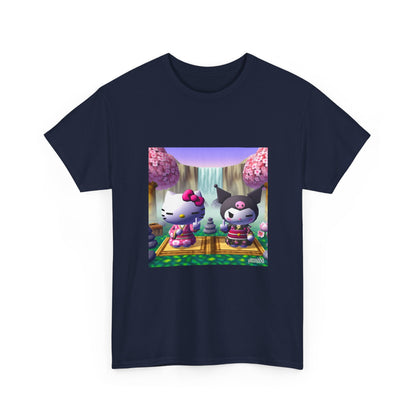 Hello Kitty and Kuromi Giving The Finger Tee