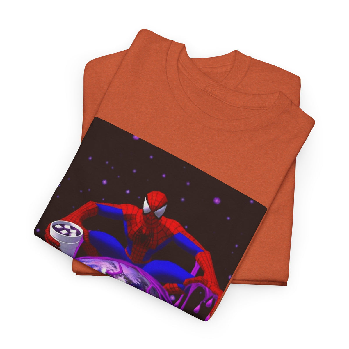 Spider-Man Pouring Lean On Earth