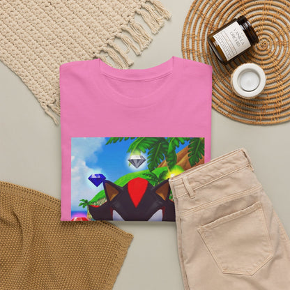 Shadow The Hedgehog Flipping The Bird Tee