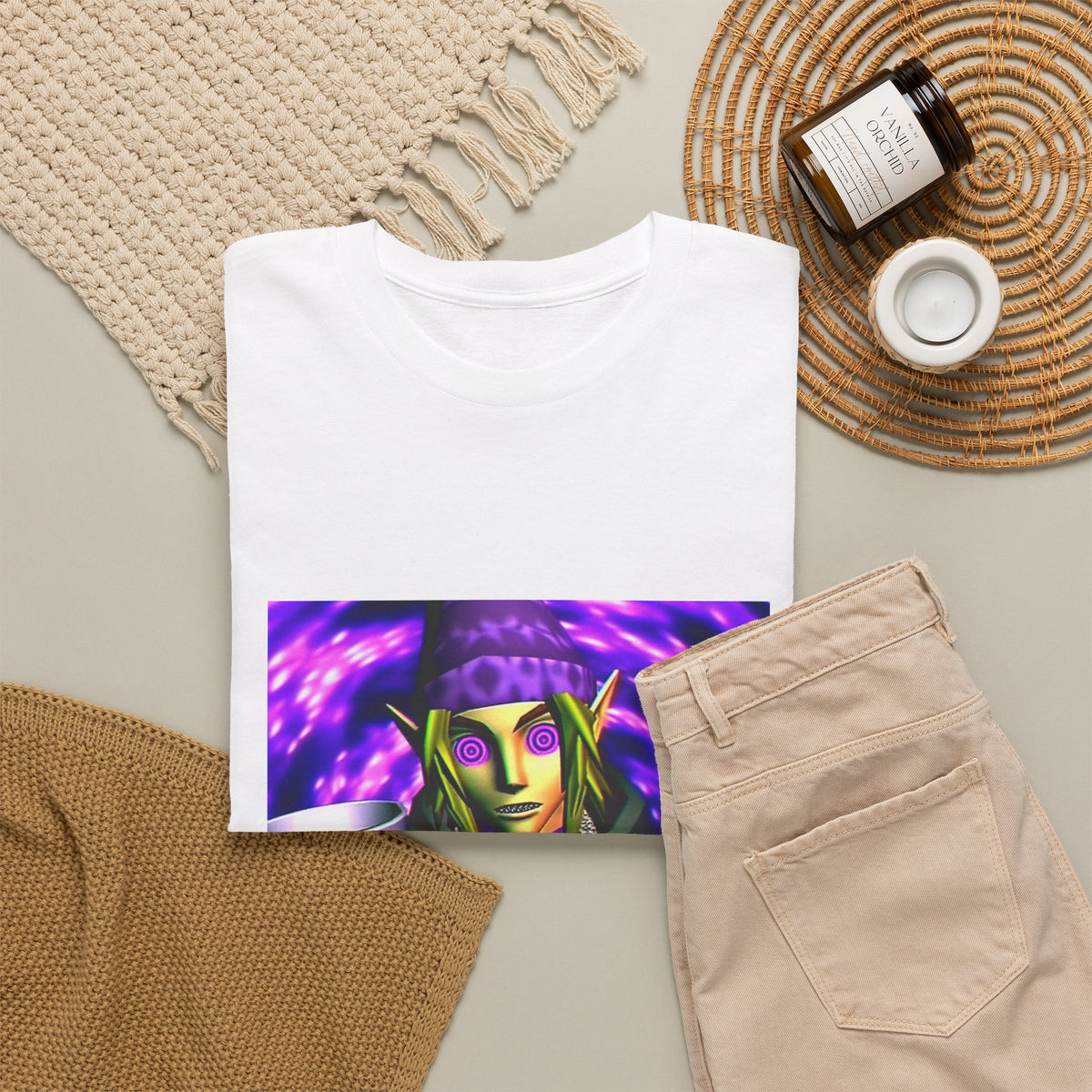 Dripped-Out Elf With Lean Cup