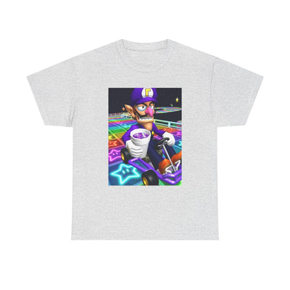 Waluigi Sipping Lean On Rainbow Road Tee (Design 4)