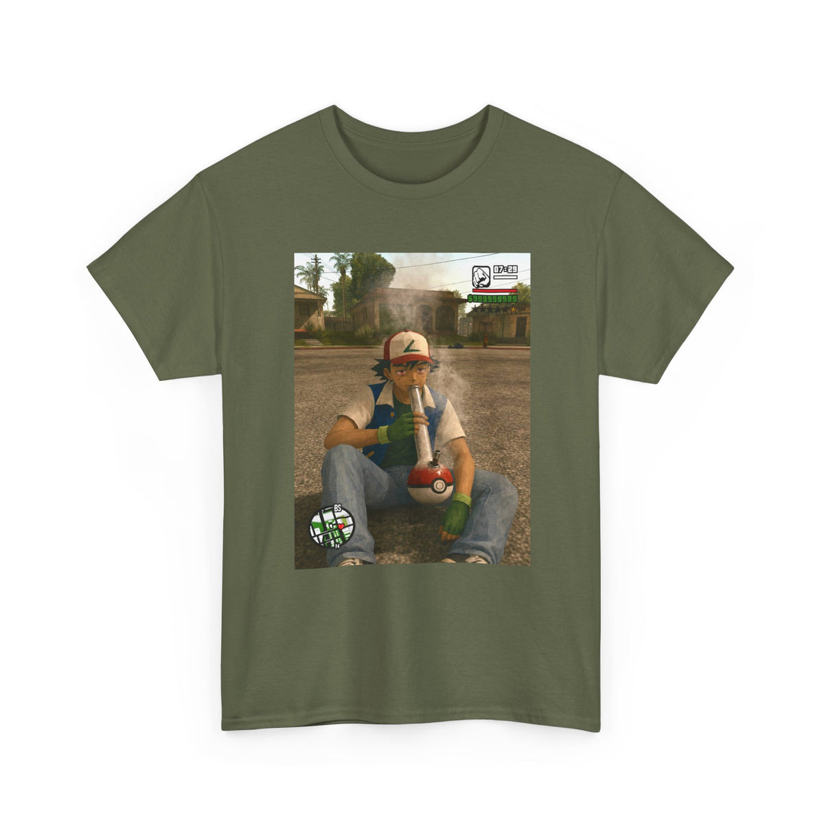 Ash Ketchum Bong Hit Tee